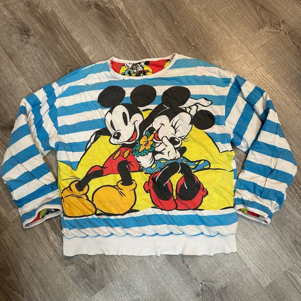 Vintage Mickey Mouse reversible sweatshirt